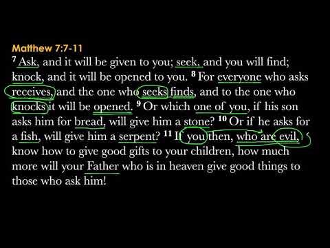 Matthew 7:7-11