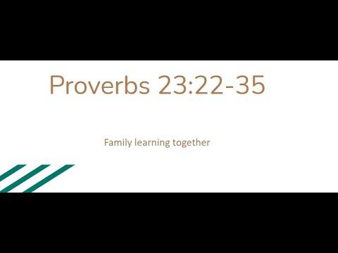 Proverbs 23:26-35
