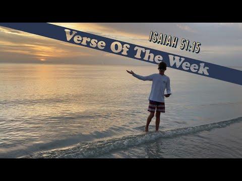 Verse Of The Week, Isaiah 51:15