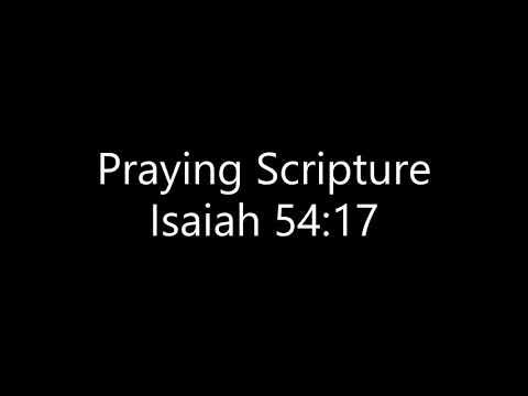 Isaiah 54:17 Prayer