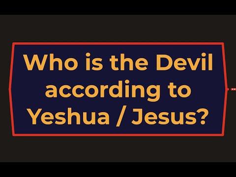 Identifying the Devil according to Yeshua / Jesus John 8:44