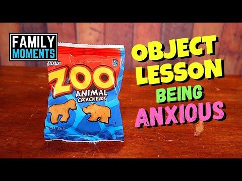 ANIMAL CRACKERS OBJECT LESSON about BEING ANXIOUS (Matt 6:25-27)