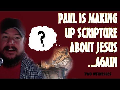 Paul making up scripture about Jesus 1 Cor 15:3-4