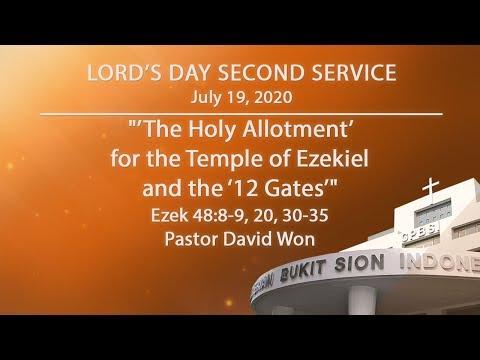 'The Holy Allotment' for the Temple of Ezekiel and 'the 12 Gates' | Ezek 48:8-9, 20, 30-35
