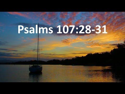 Bible Verse of the Day - Psalms 107:28-31