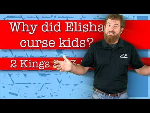Why did Elisha curse kids? - 2 Kings 2:23-25