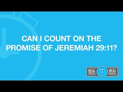 Can I Count on the Promise of Jeremiah 29:11?