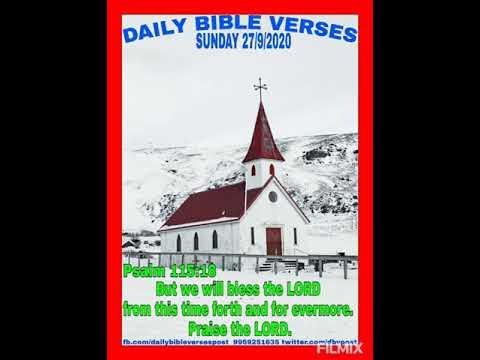 Daily Bible Verses.                          Psalm 115:18
