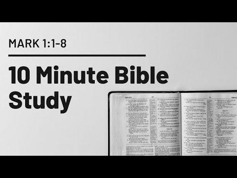 Prepare the Way // Mark 1:1-8 (Mark Ep. 01)