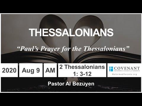2 Thessalonians 1:3-12 "Paul's Prayer for the Thessalonians"
