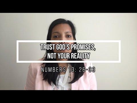Trust God's Promises, Not Your Reality - Numbers 13: 26-33