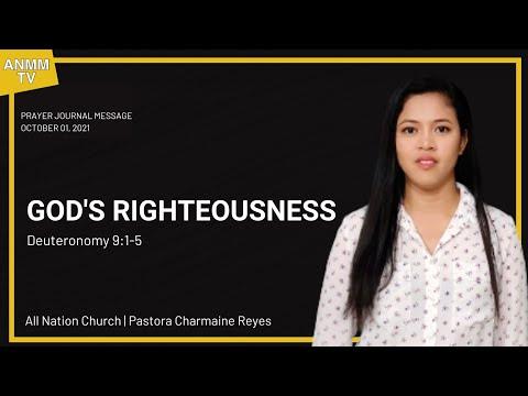 God's Righteousness (Deuteronomy 9:1-5)