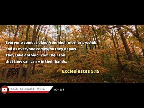 Ecclesiastes 5:15 | Daily Word_12/02/2022 | Whatsapp Status