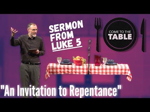 The Table as an Invitation to Repentance (Sermon from Luke 5:27-32)
