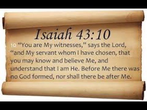 Ray Franz asks, Are Christians "Jehovah's Witnesses"? What about Isaiah 43:10? (Franz freedom 241)