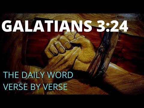 Galatians 3:24 The Daily Word verse verse