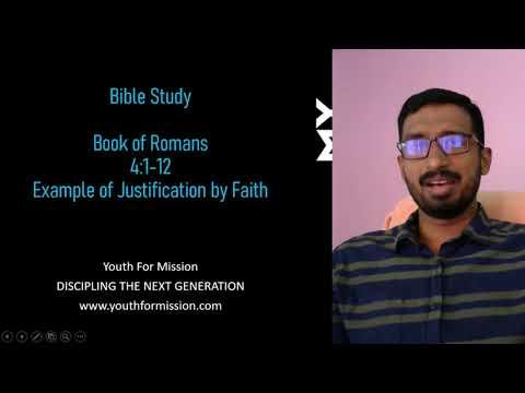 8. Bible Study on Romans 4:1-12 | Justification - Neither by works nor by rituals | Basil George |