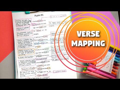 How to Study the Bible - Verse Mapping Psalms 91:1-4 | Encouragement