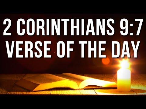 2 Corinthians 9:7 Spiritual Thought | Bible Verse With Explanation | 2 Corinthians 9:7 Explanation