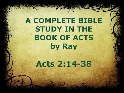 Acts 2:14-38, A Complete Bible Study In The Book Of Acts by Ray