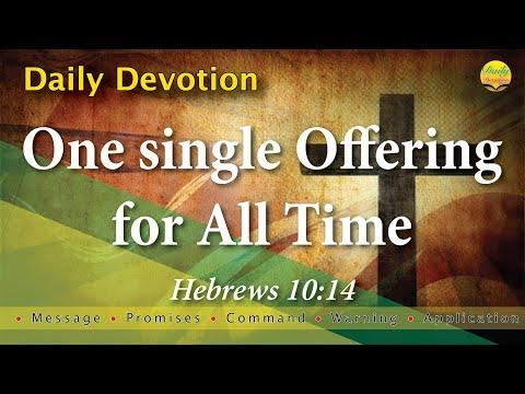 One single offering for all Time - Hebrews 10:14 with MPCWA