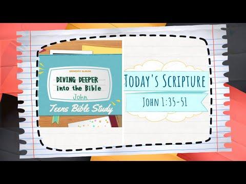Teens bible study | Diving Deeper into Bible | John 1: 35-51 #Singaporestudent #vlog4