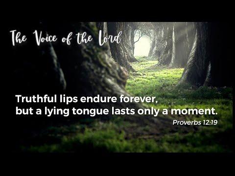 Proverbs 12:19 The Voice of the Lord  May 3, 2022 by Pastor Teck Uy