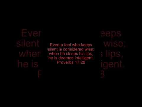 Proverbs 17:28 #fool #silent #consider #wise #lips #intelligent #proverbs #Bible #jesus #christian