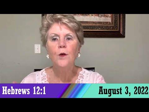 Daily Devotionals for August 3, 2022 - Hebrews 12:1 by Bonnie Jones