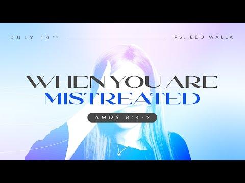 iREC Darmo (English Service) - When You Are Mistreated (Amos 8:4-7) - Ps. Edo Walla
