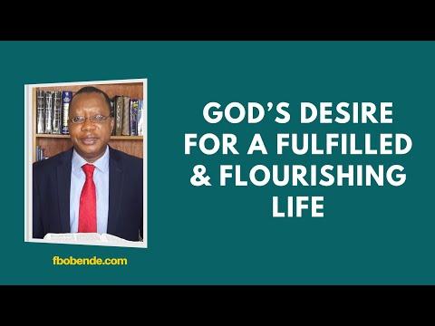 GOD’S DESIRE FOR A FULFILLED &amp; FLOURISHING LIFE ||  PROVERBS 29:9