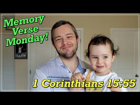 1 Corinthians 15:55 | Memory Verse Monday with Gloria!