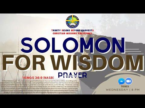 SOLOMON FOR WISDOM | 1 Kings 3:6-9 | TRIBES PHILIPPINES