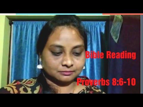 12.08.2020 Bible Reading, Proverbs 8:6-10