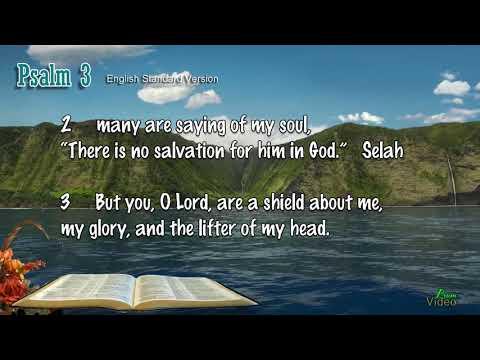 PSALM 3 :1-8 ENGLISH STANDARD VERSION | THE BOOK OF PSALM | PSALM 1-150.