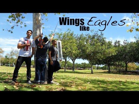 Wings like Eagles -  Isaiah 40:31 - Violin Piano Drums Trio - Instrumental Prayer Worship Music