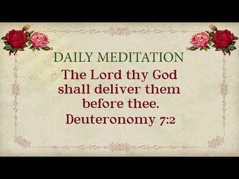 Daily Meditation | Deuteronomy 7:2 | July 2, 2022 | Hebron