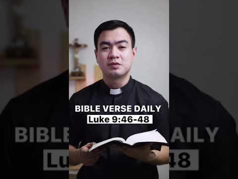 BIBLE VERSE DAILY | LUKE 9: 46-48 #bible #bibleversedaily #devotion #catholic