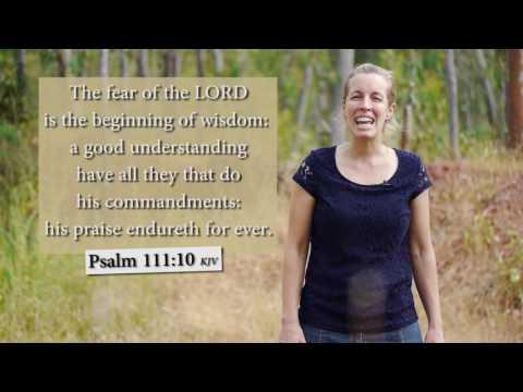 How to sing Psalm 111:10 KJV - The fear of the Lord...beginning of wisdom - Musical Memory Verse