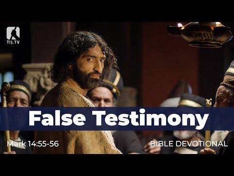 159. False Testimony – Mark 14:55-56