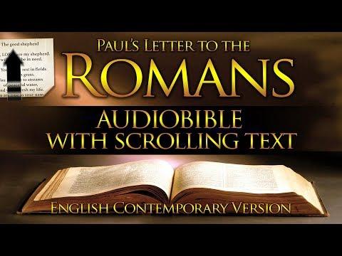 Holy Bible Audio: Romans - Chapters 1 to 16 (Contemporary English) With Text