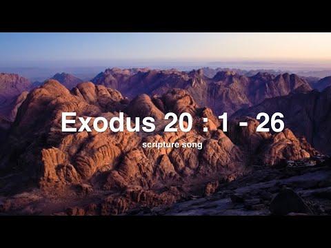 (Memory Verse in Song) The Ten Commandments - Exodus 20:1-26