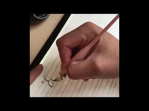 Timelapse Copperplate Calligraphy - Bible Verse - James 1:17
