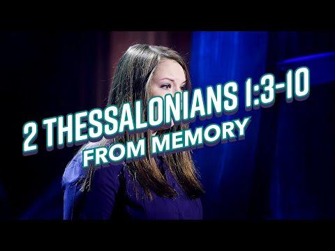 2 Thessalonians 1:3-10 FROM MEMORY!!