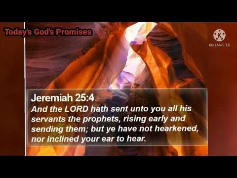 Today's God's Promises in telugu|Today's God's Promises in telugu|Jeremiah 25:4