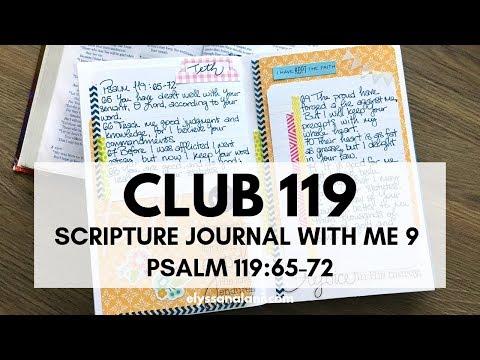 SCRIPTURE JOURNAL WITH ME 9: PSALM 119:65-72