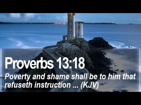 Proverbs 13:18-25