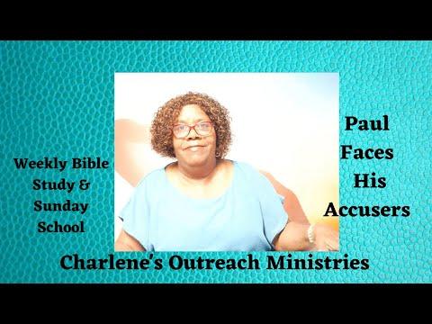 Paul Faces His Accusers. Acts 22: 17-29. Sunday's, Sunday School Bible Study.