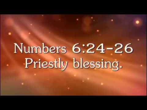 Numbers 6:24~26 Priestly Blessings