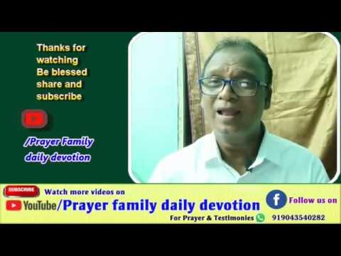Prayer Family Daily Devotion in Telugu, Joshua 23:8